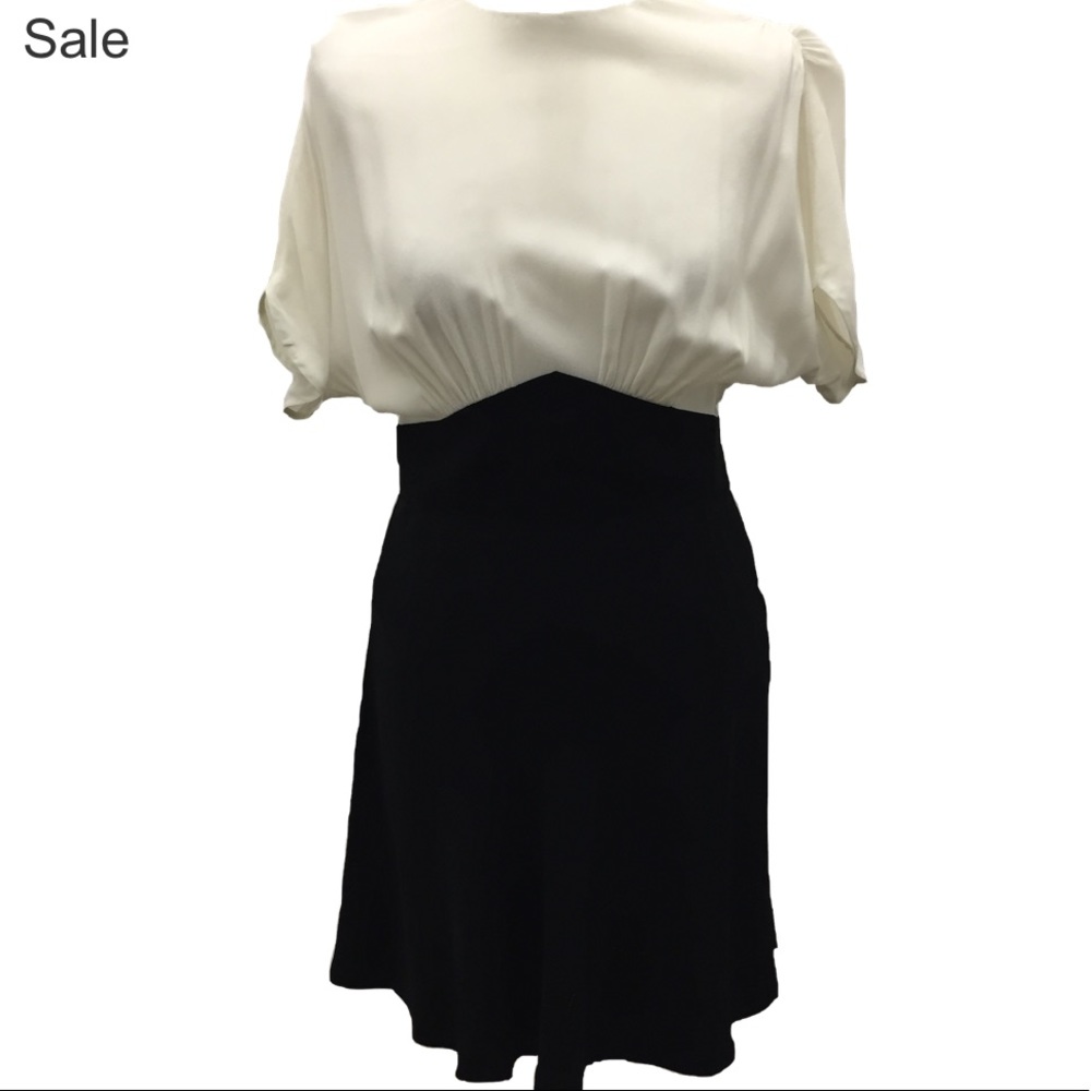 MIU MIU BLACK-WHITE DAY DRESS
